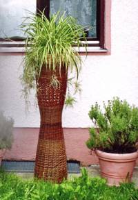 Gartenobjekt mit Bepflanzung Korbwaren Wimmer