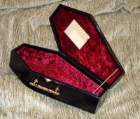 Sarghandtasche für Gothic Szene
